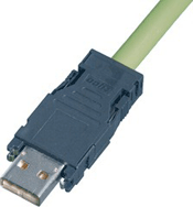 TE IP20 Latching Industrial USB Products